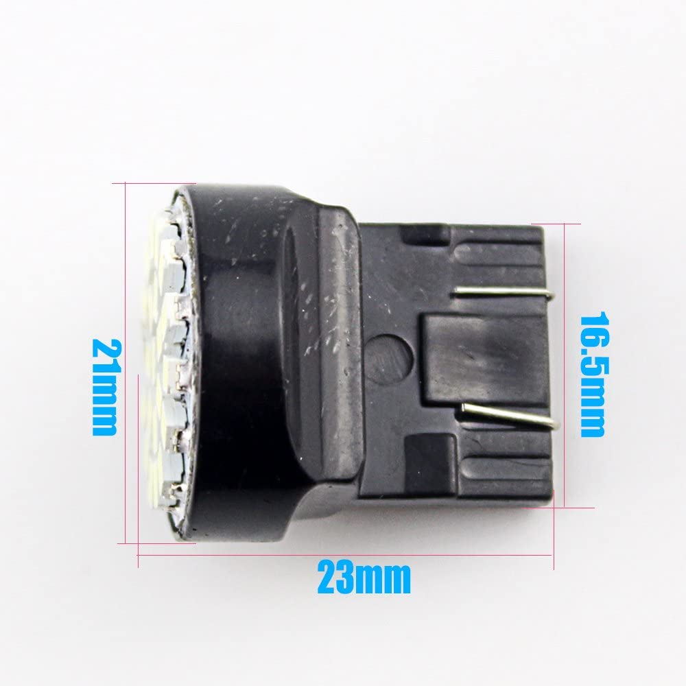 10x T20 7443 7440 7440NA 7441 992 Wedge Socket LED Bulbs Car Backup Signal Blinker Stop Brake Tail Light Bulbs