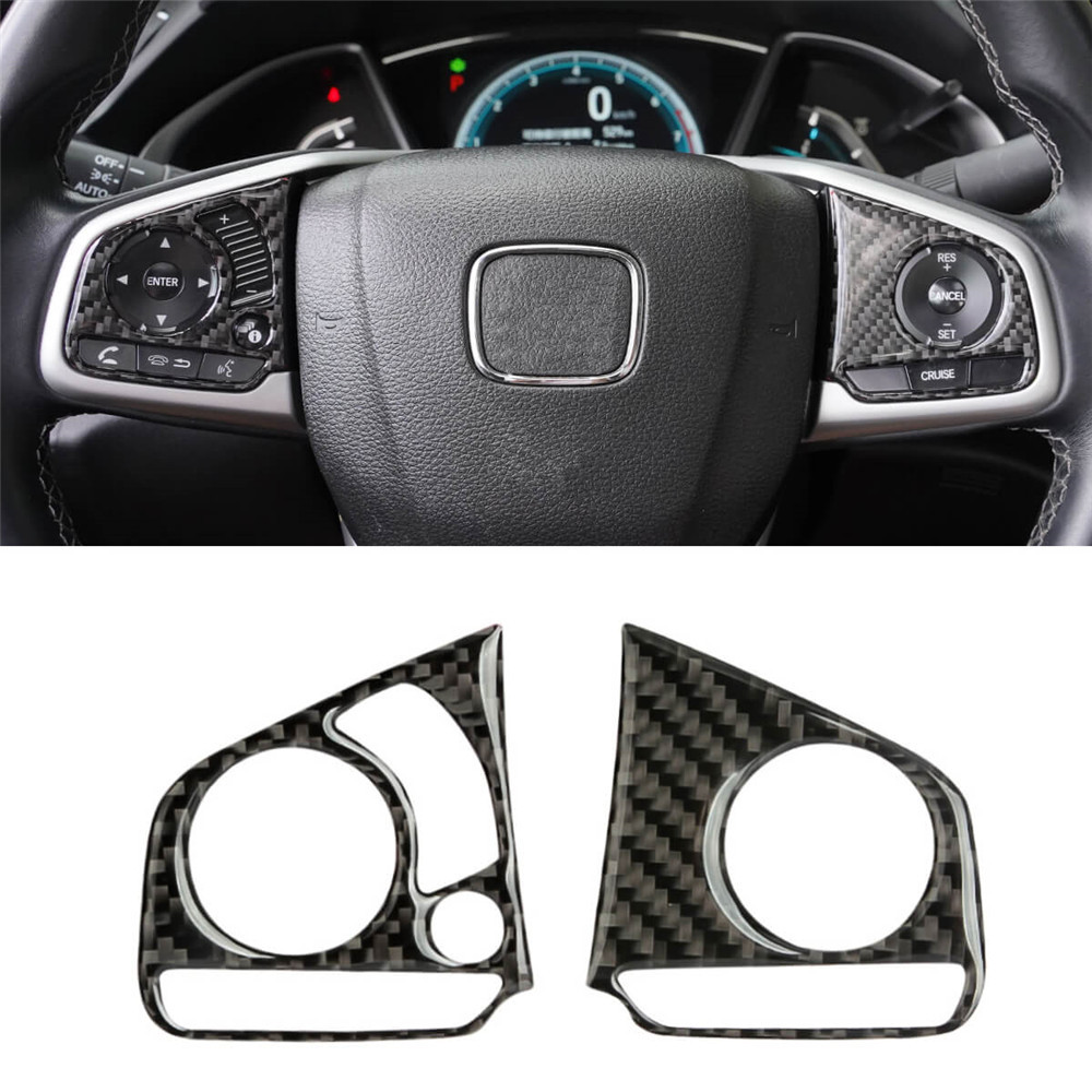 10th Gen Civic Steering Wheel Trim Kit for Honda Civic 2016 2017 2018 2019 2020