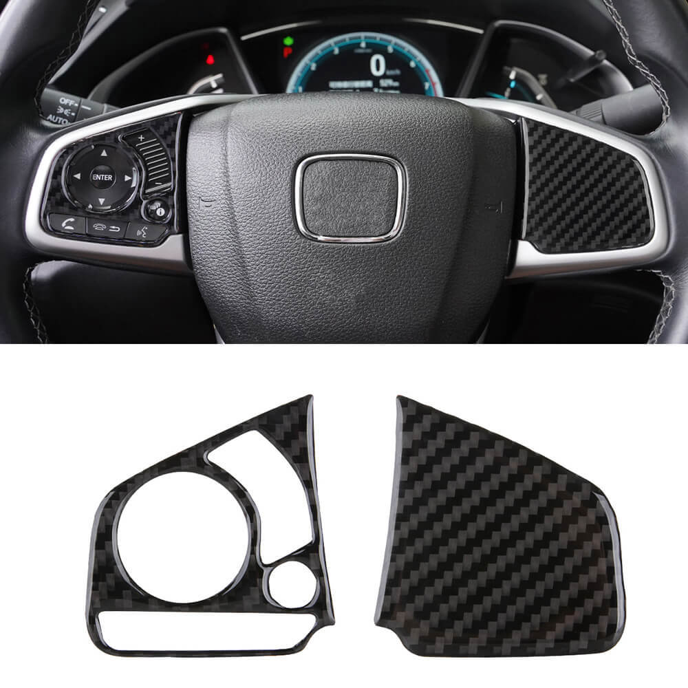 10th Gen Civic Steering Wheel Trim Kit for Honda Civic 2016 2017 2018 2019 2020