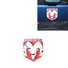 DODGE-Silver&Red-L