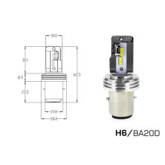 H6/BA20D LED