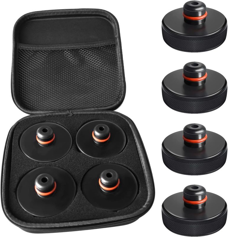 Lifting Jack Pad for Tesla Model 3/S/X/Y, 4 Pucks with a Storage Case