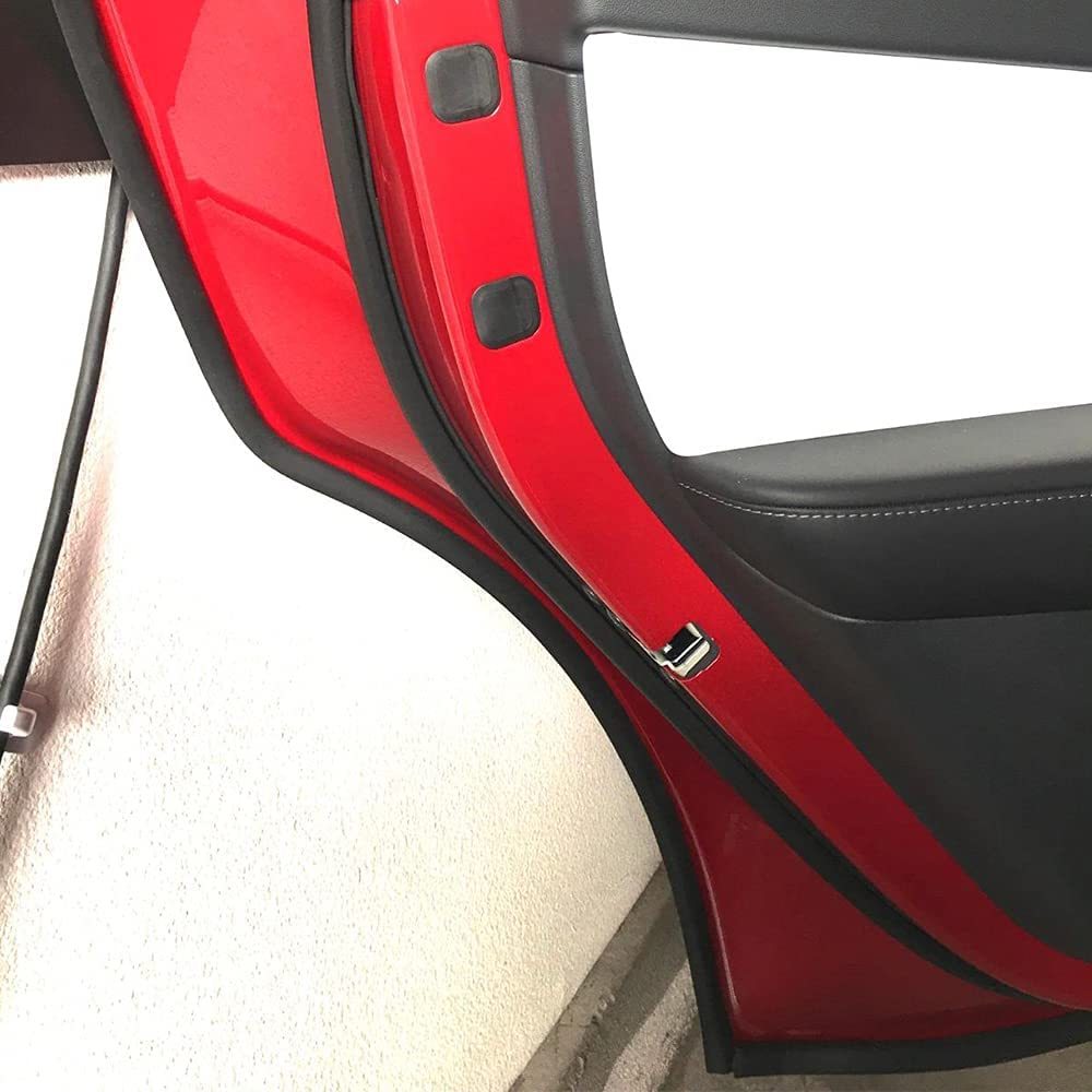 Model 3 Car Door Seal Kit Soundproof Rubber Weather Strip Draft Wind Noise Reduction Kit Model 3 Accessories 2016-2022