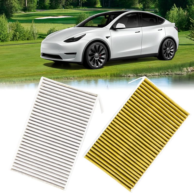 Tesla Model Y Model 3 Activated Carbon Cabin Air Filter 2Pcs