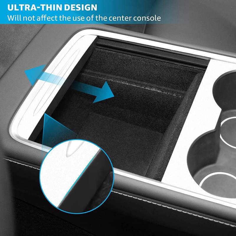 2022 2021 Tesla Model Y Model 3 Center Console Wrap Cover Kit White Only Fit New Center Console
