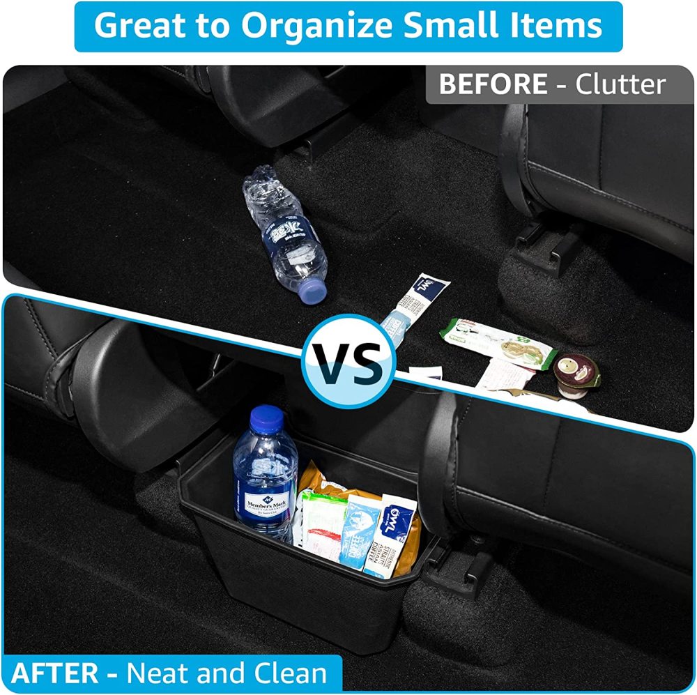 Tesla Model Y Rear Center Console Organizer Backseat Storage Box Interior Accessories for 2022 2021 2020 Model Y