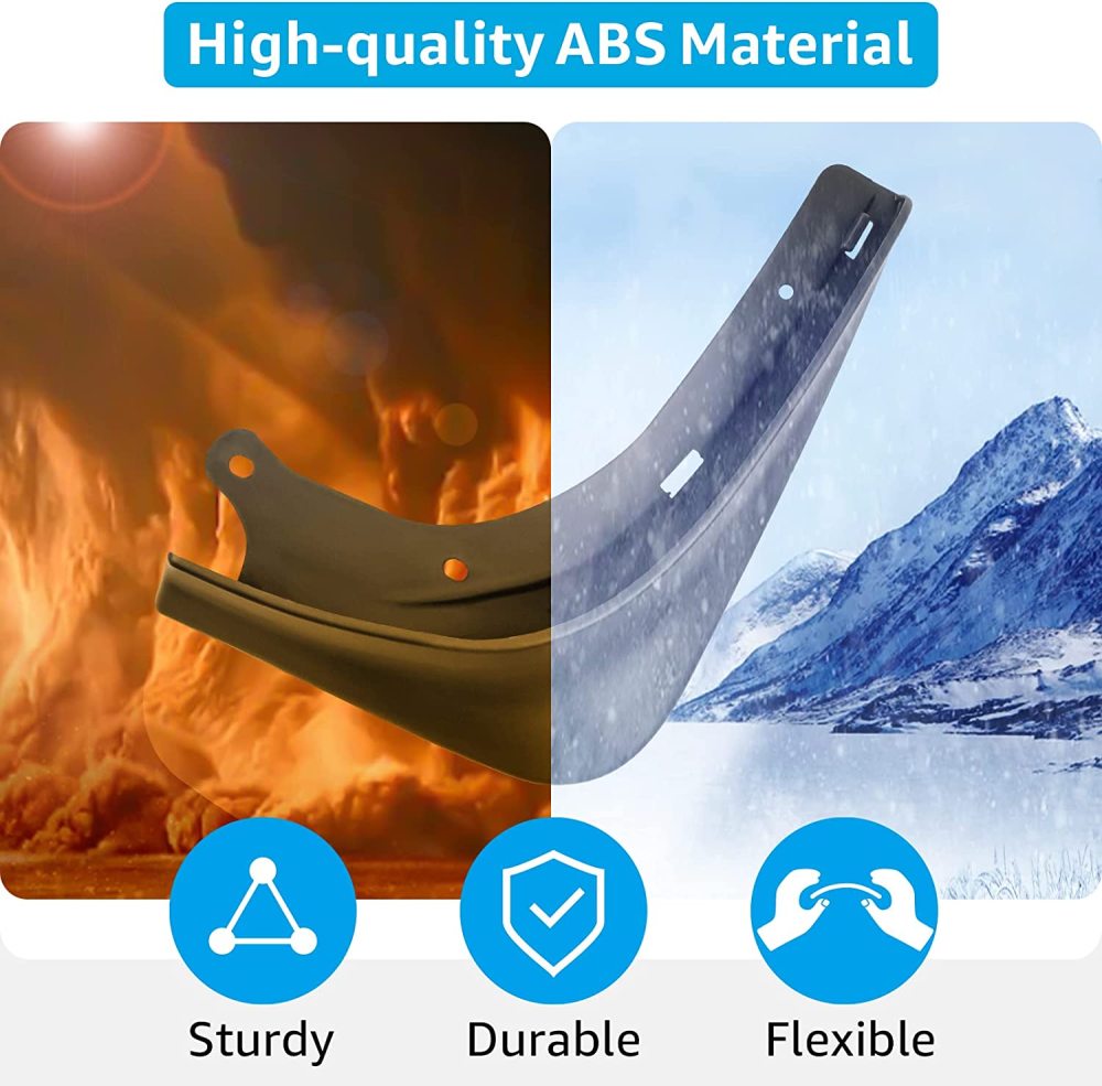 Tesla Model 3 Mud Flaps Front Rear Splash Guards Fender Kit 2022 Upgraded (Set of Four) No Need to Drill Holes