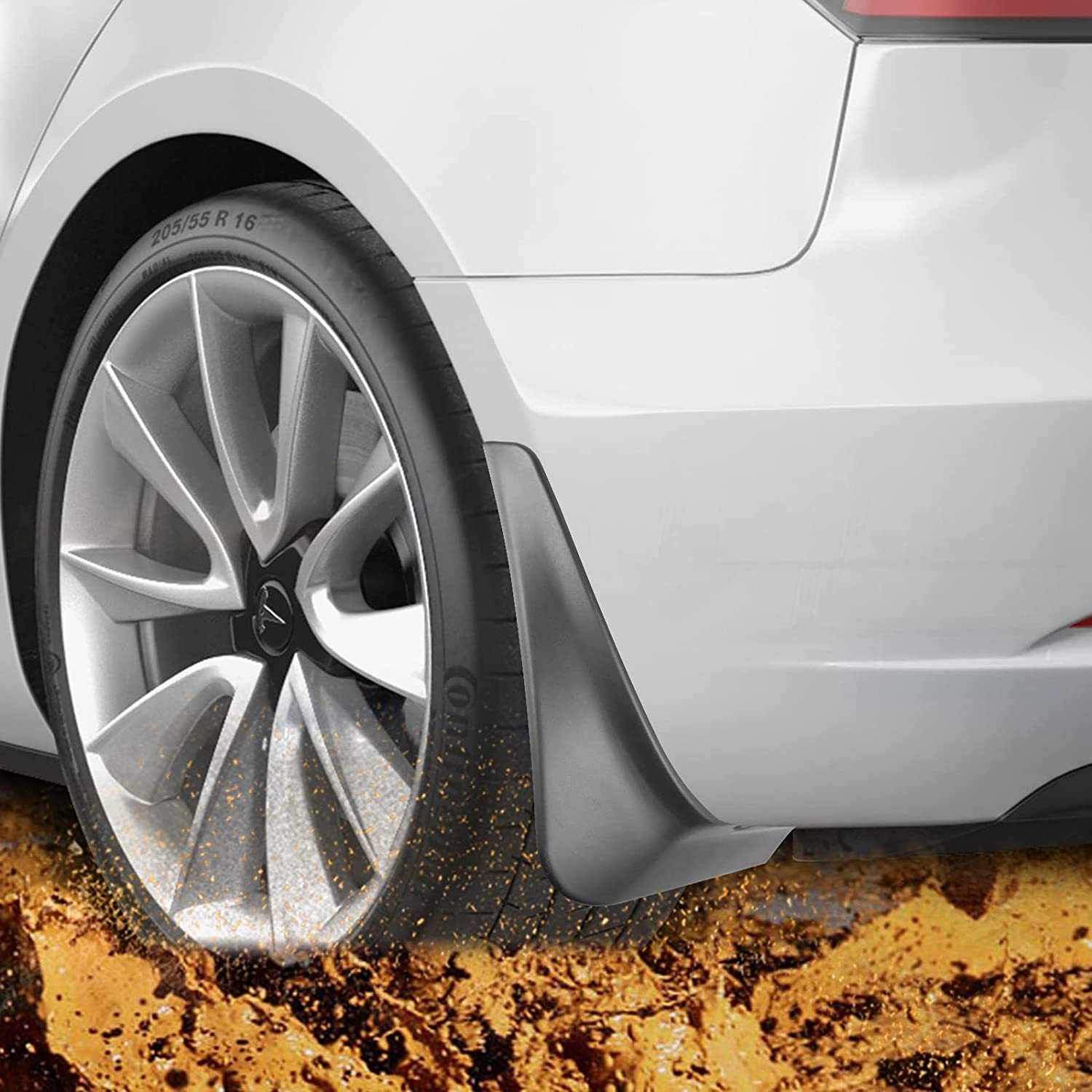 Tesla Model 3 Mud Flaps Front Rear Splash Guards Fender Kit 2022 Upgraded (Set of Four) No Need to Drill Holes