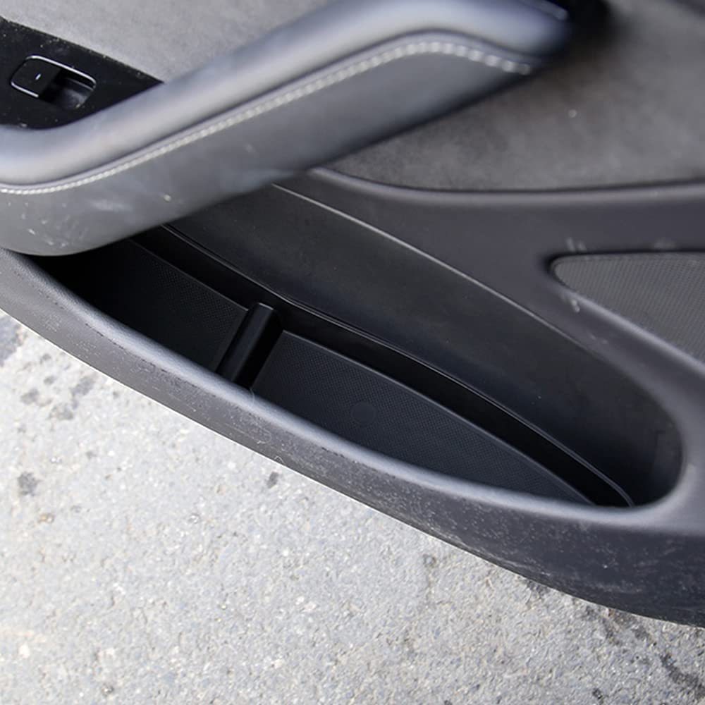 2016-2022 Tesla Model 3 Door Side Storage Box Door Handle Armrest Tray Organizer for Model 3 Front Rear Door 2022 Upgraded Set of 4
