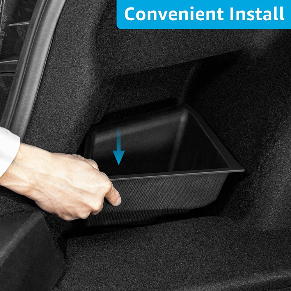 Tesla Model 3 Rear Trunk Organizer Side Storage Box Interior Accessories