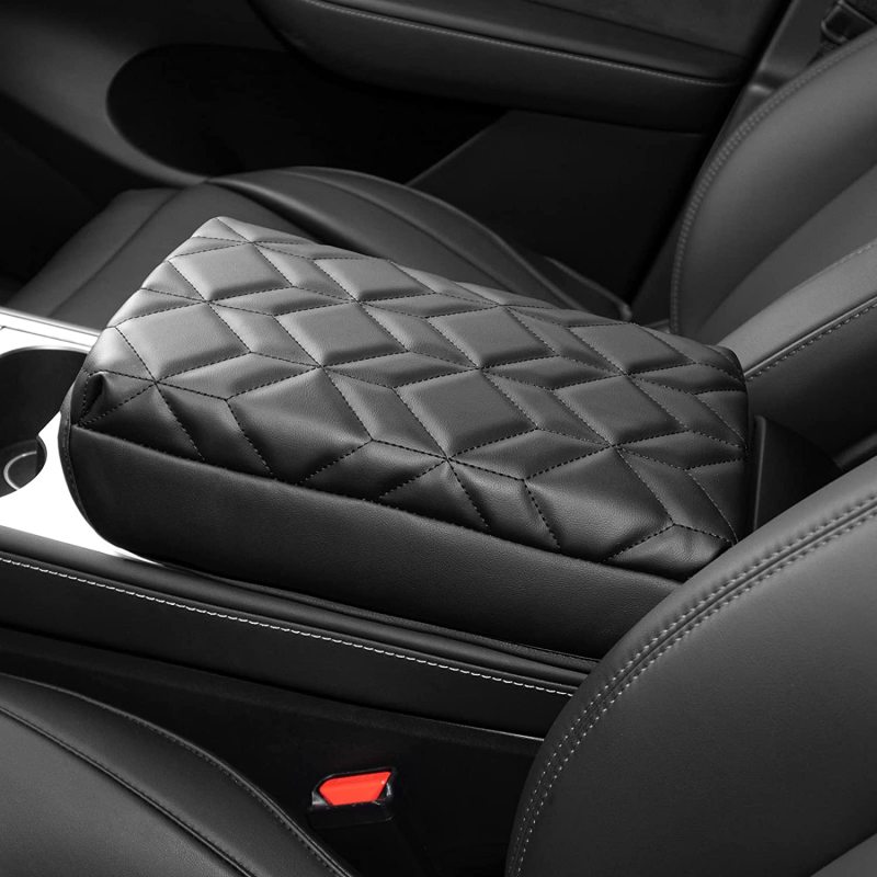 Center Console Cover Armrest Cushion for Tesla Model 3 Model Y Hidden Armrest Storage Compartment Interior Accessories