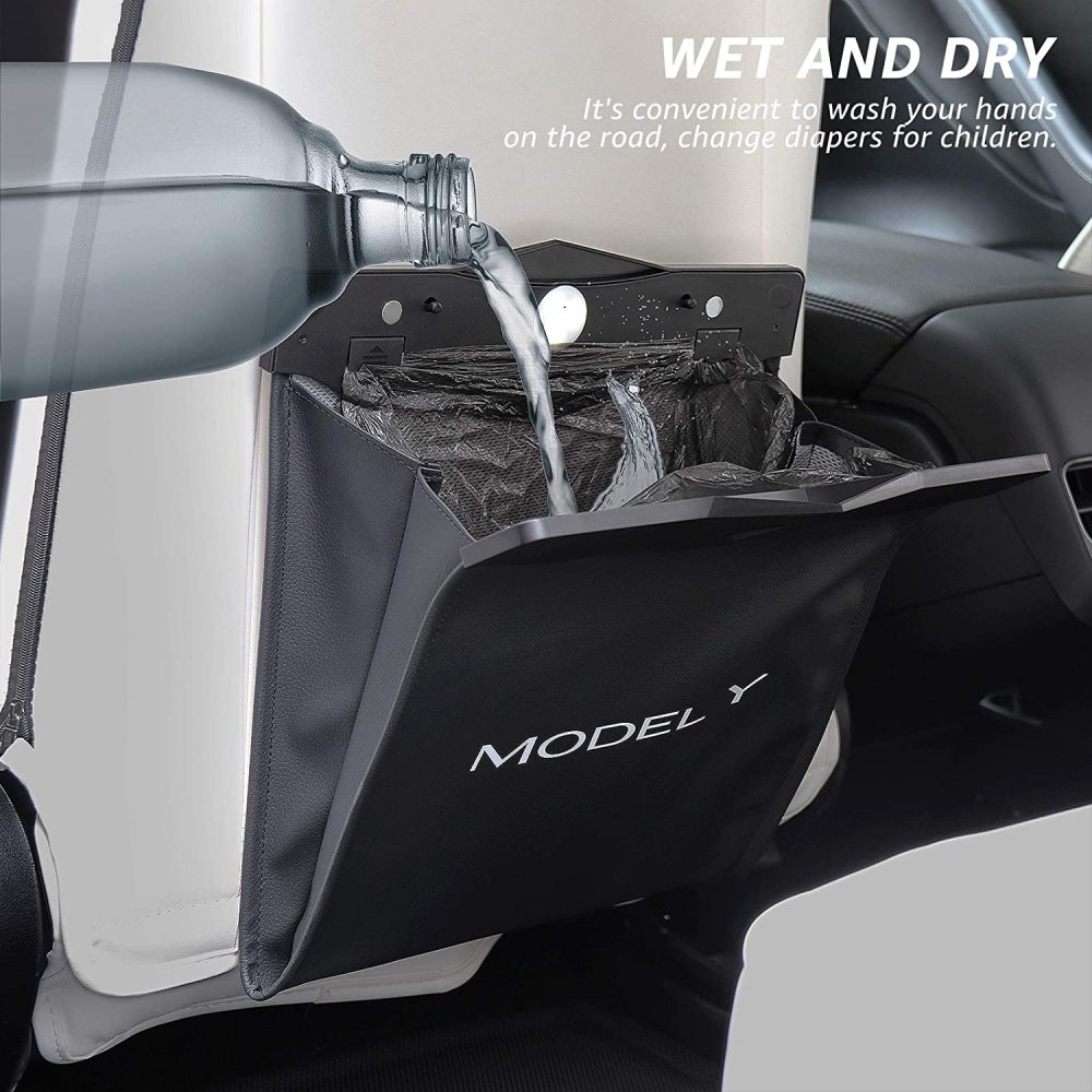 Tesla Model Y Trash Can Garbage Bag 2022 Upgraded