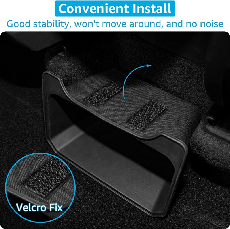 Tesla Model Y Rear Center Console Organizer Backseat Storage Box Interior Accessories for 2022 2021 2020 Model Y