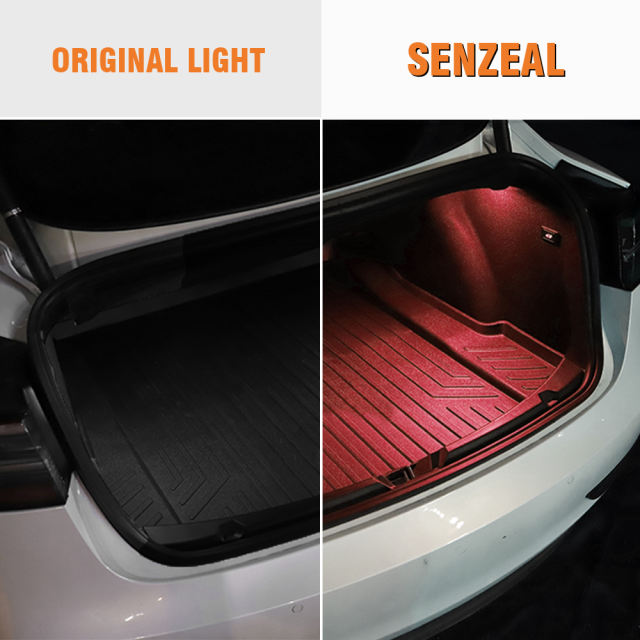 SENZEAL LED Interior Lighting fit for Tesla Model 3/ Y/S/X Ultra-bright Replacement Bulbs used for Glove Box Foot-Well Door Puddle Frunk Trunk Luggage Lights