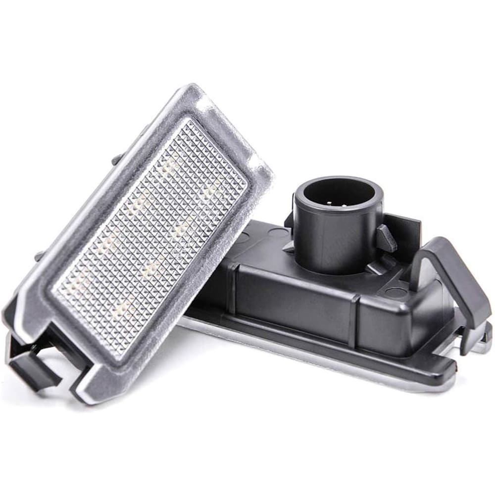 LED License Plate Light Assembly for 2014-2020 J-eep Grand Cherokee WK2 Compass Patriot, OEM Replacement 6000K Xenon White 8-SMD Error Free Led Tag Lights