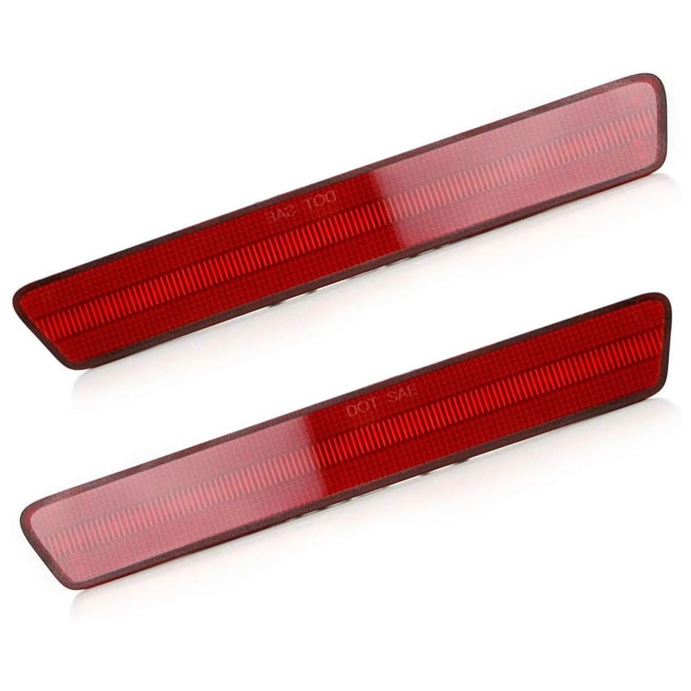 Led Rear Side Marker Lights for 1999-2004 Ford Mustang Rear Bumper Led Side Marker Lamp Smoked/Red Lens