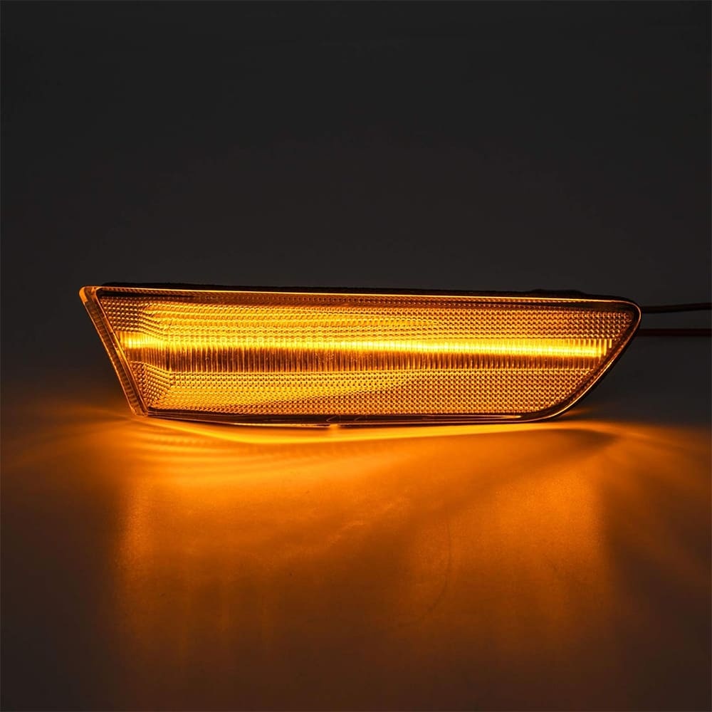 Led Side Marker Lights for 2003-2007 Infiniti G35 Coupe Skyline V35 Smoked Lens Amber LED Front Fender Turn Signals Side Marker Assembly