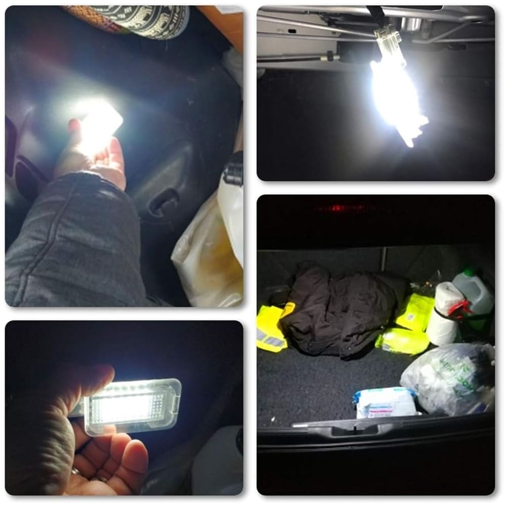Led Luggage Compartment Light for Honda Civic Accord Jazz Fit CRV Acura RSX TSX ILX TL 6000K 18-SMD White Trunk Interior Bulb Replacement