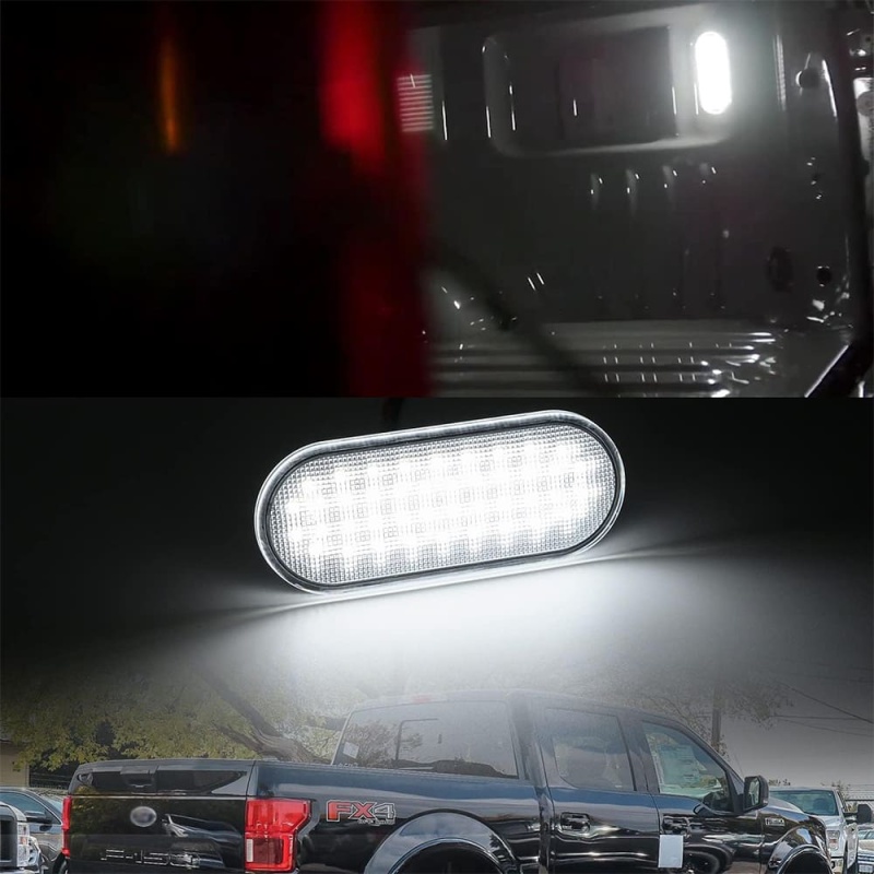 LED Truck Bed Lights Compatible 15-20 F150, 17-22 Raptor F250 F350 F450 Super Duty Pickup Truck, 6000K 40-SMD Led Bright White Bed Light Kit Rear Cargo Area Lamp