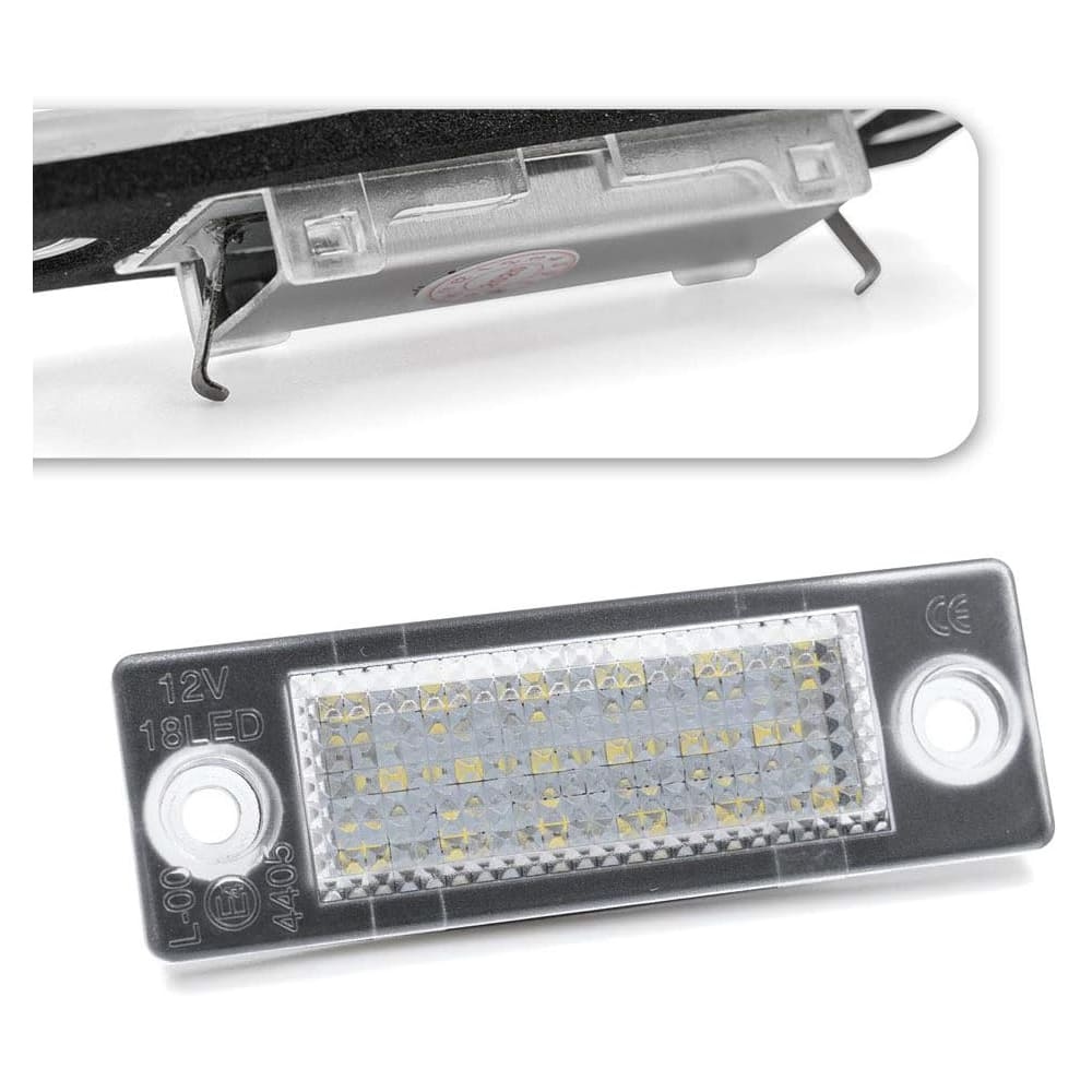 MK5 Jetta Led License Plate Light Bulb LED Number Plate Light 12V Canbus Xenon White for SKODA Superb VW MK5 Jetta Caddy Golf Plus Passat B5.5 B6 Transporter T5