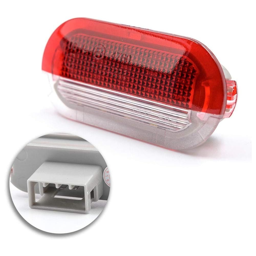 LED Courtesy Door Projector Light for VW Golf Beetle Cabrio Jetta Bora Polo Sharan Vento 18-SMD Xenon White Led Light Bulb CAN-bus Error Free