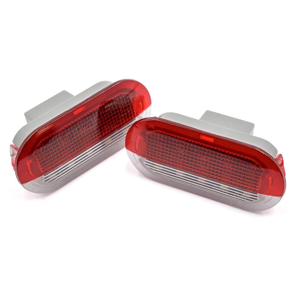 LED Courtesy Door Projector Light for VW Golf Beetle Cabrio Jetta Bora Polo Sharan Vento 18-SMD Xenon White Led Light Bulb CAN-bus Error Free