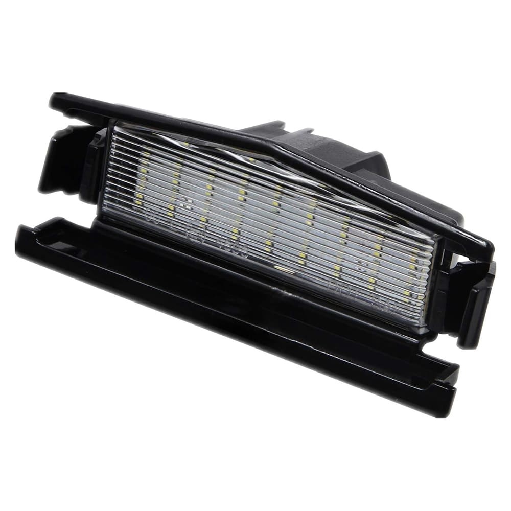 LED License Plate Light Assembly for 2016-2021 Mazda Miata Mx-5 ND Roadster, OEM Fit Replacement White 18-SMD Number Plate Led Tag Lights