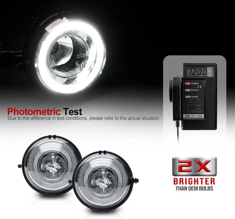 Mini DRL Daytime Running Light Halo Ring LED Fog Lamp Kit For Mini Cooper R55 R56 R58 R60 Countryman R61 Paceman Super Bright Led Driving Lamps