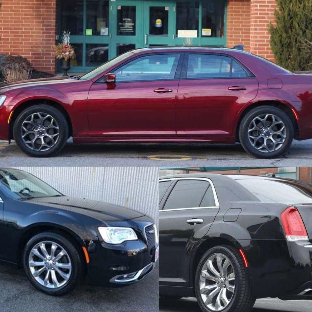 LED Side Marker Lights for Chrysler 300 2015 2016 2017 2018 2019 2020 2021 2022 2023 Amber Red Marker Lights Smoke/Clear Lens