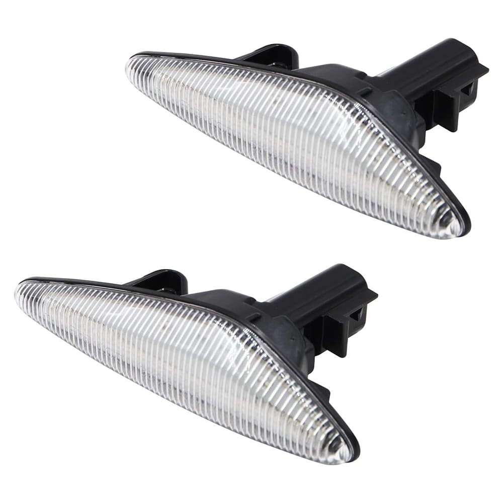 Sequential Amber LED Side Marker Lights for 2016-up Mazda MX-5 ND 2009-2012 RX-8 Front Fender Marker Lights Blinker Replace OEM Lamps Smoke/Clear Lens