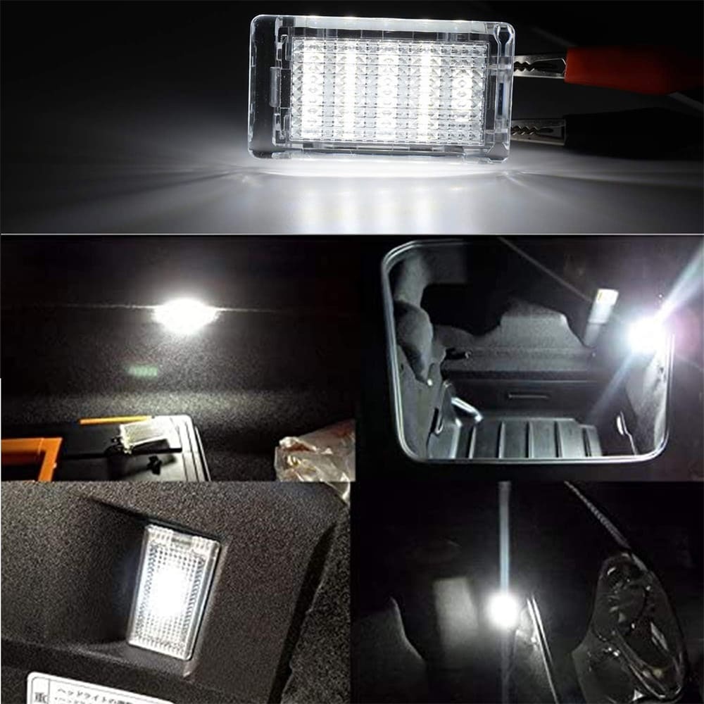Led Luggage Compartment Light for Porsche 986 987 Box-ster Cayman 911 997 996 964 6000K 18-SMD White Trunk Interior Bulb Replacement
