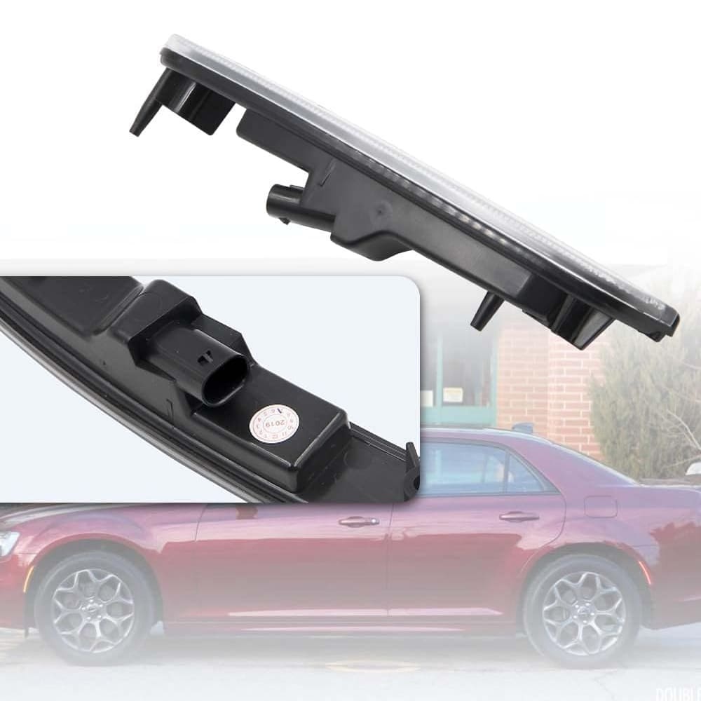 LED Side Marker Lights for Chrysler 300 2015 2016 2017 2018 2019 2020 2021 2022 2023 Amber Red Marker Lights Smoke/Clear Lens