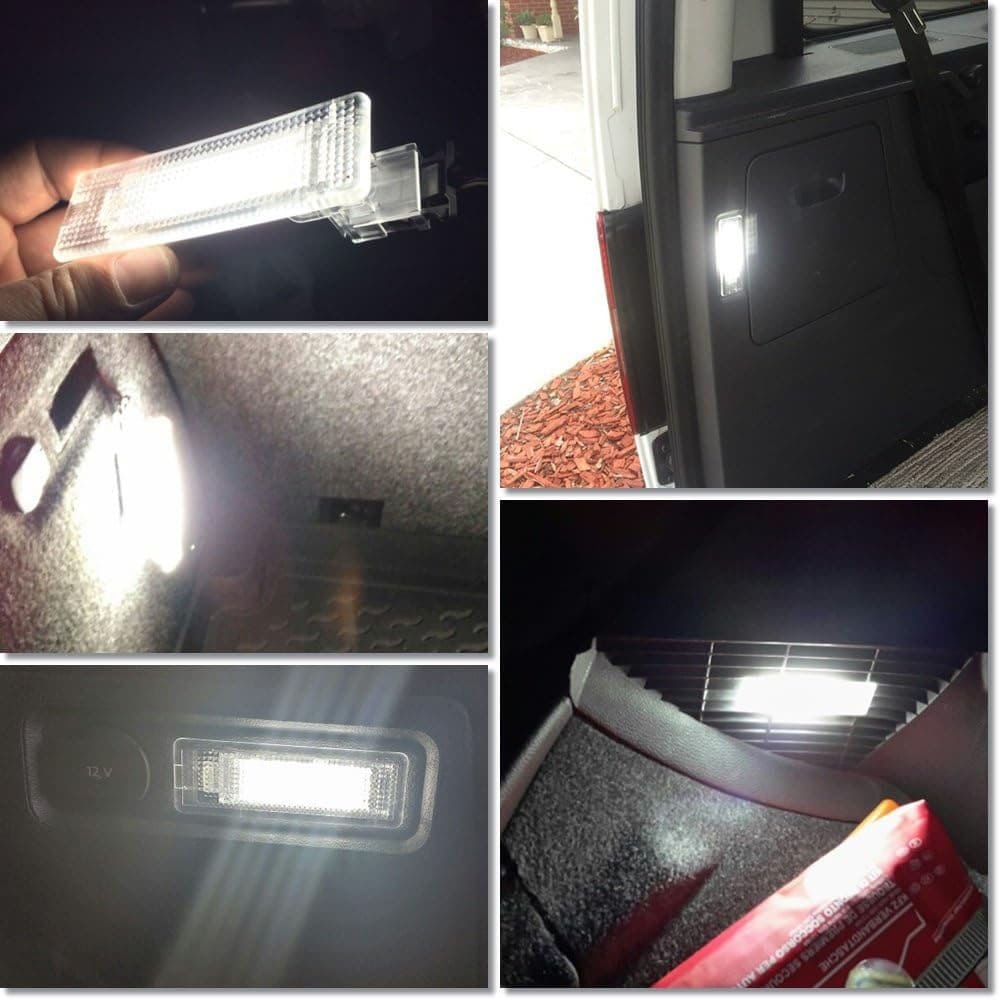 LED Luggage Trunk Lamp Interior Dome Light for VW Ecos Golf MK4 MK5 MK6 Mk7 Jetta Passat B7 B6 CC Scirocco Polo Touran White 18SMD Car Compartment Lamp