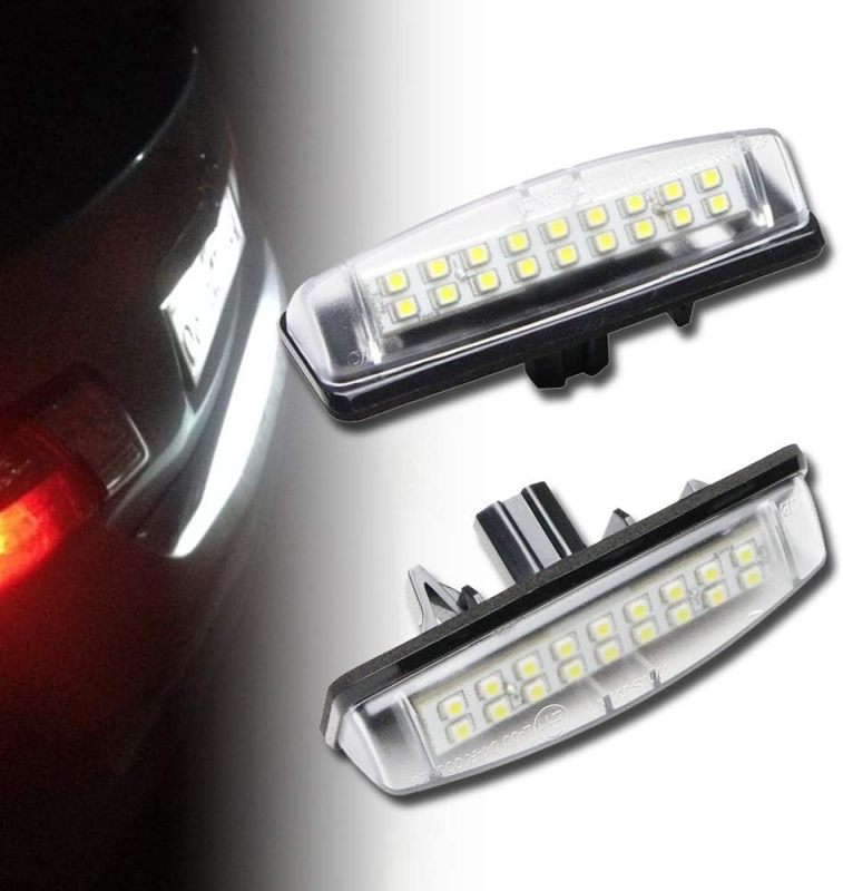 LED License Plate Light for Toyota Lexus LED Replacement Bulbs for Car Toyota Camry Aurion Prius Avensis Verso Lexus Is200/300 White Rear Tag Lamp
