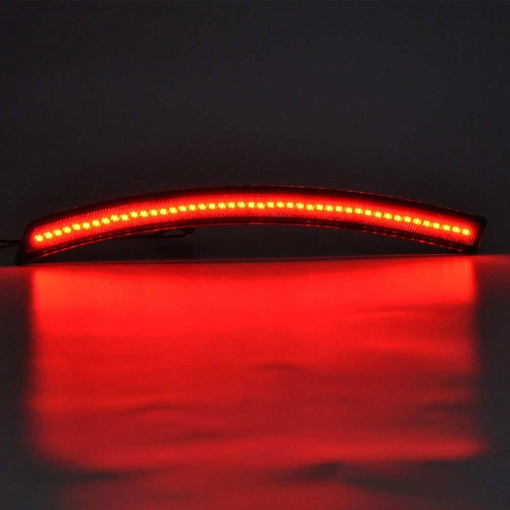 LED Side Marker Lights for Chevy Corvette C7 2014 2015 2016 2017 2018 2019 Smoked Lens 192-SMD Amber Front Red Rear C7 Side Signal Marker Lights Replace OEM Sidemarker Lamps