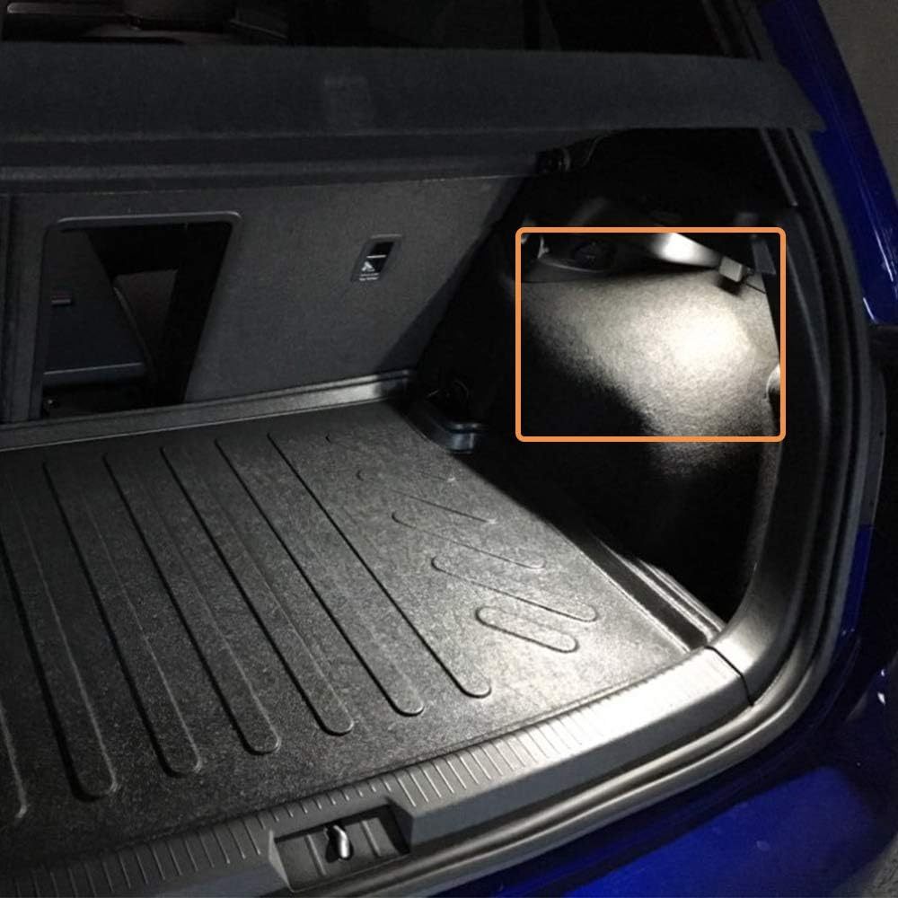 NSLUMO Led Door Courtesy Light Trunk Lamp for Dodge Charger Challenger Dart Chrysler 200 300 Xenon White 6000k Led Luggage Compartment Footwell Light