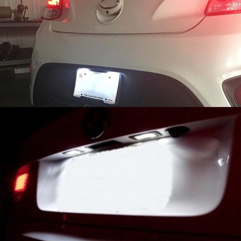 NSLUMO Led License Plate Light Assembly Replacement for 2010-2019 Ki'a Soul Rio Xenon White Led Number Plate Light for 2012-2018 Hyun'dai Veloster