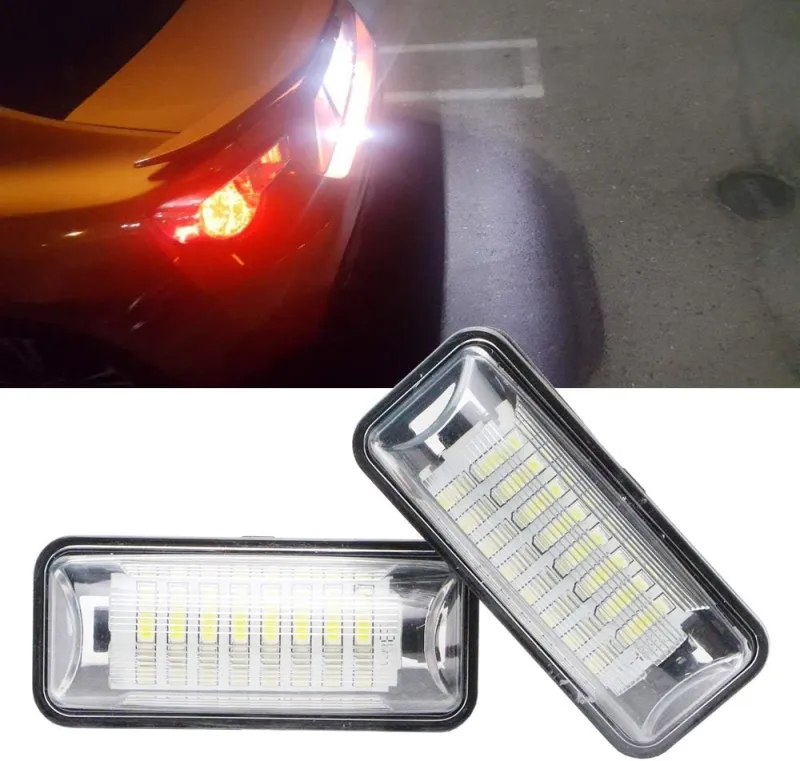 NSLUMO LED License Plate Light for Su'baru BRZ Led Number Plate Lamp Rear Registration Tail License Plate Light Bulb OEM Fit for Su'baru BRZ WRX To'yota 86 GT86 FT86 S'cion FR-S (FT-86 Su'baru)