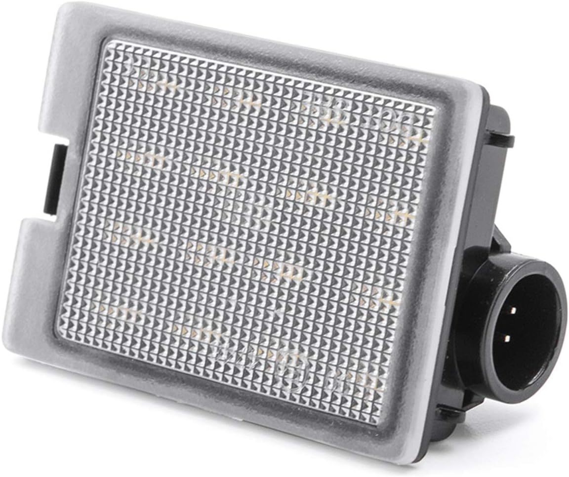 NSLUMO LED License Plate Light Assembly Compatible with Dodge Durango 2014-2020, OEM Fit Replacement Xenon White 18-SMD Number Plate Led Tag Lights