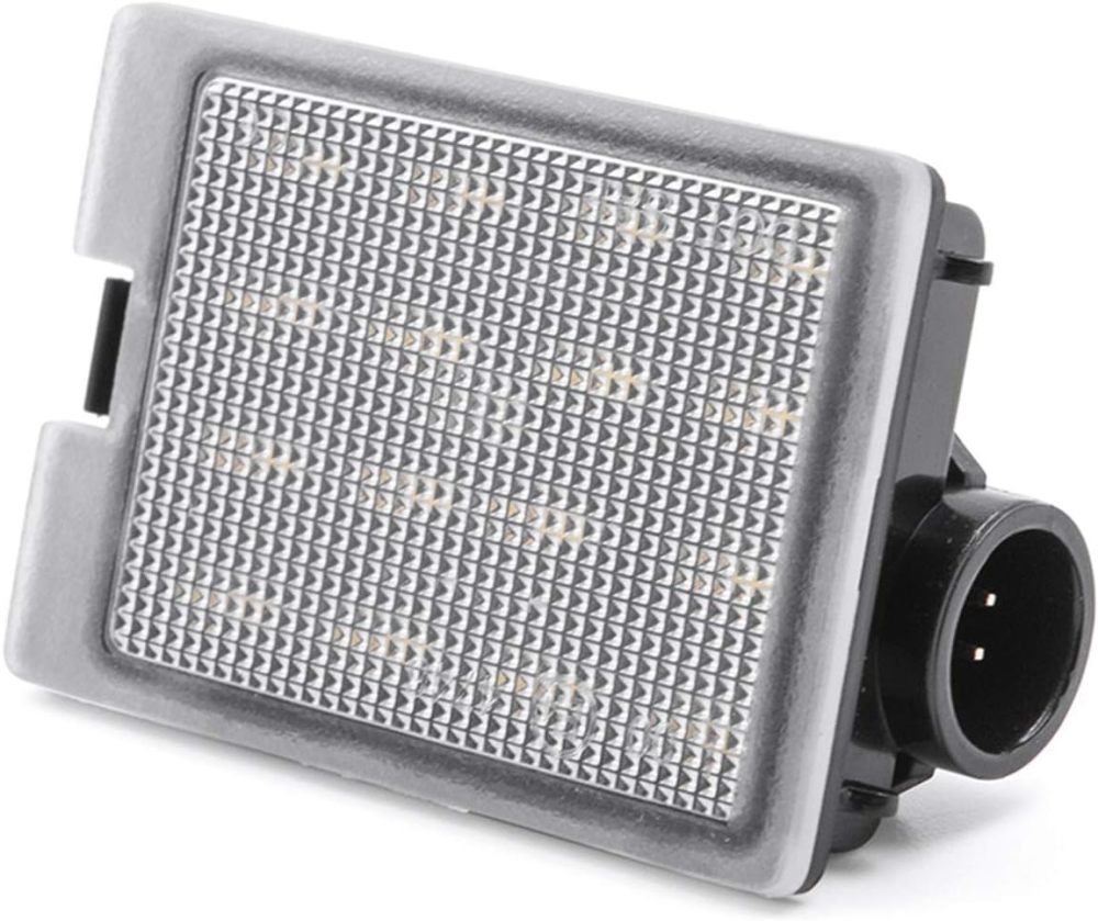 NSLUMO LED License Plate Light Assembly Compatible with Dodge Durango 2014-2020, OEM Fit Replacement Xenon White 18-SMD Number Plate Led Tag Lights