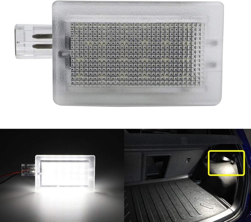 NSLUMO Led Door Courtesy Light Trunk Lamp for Dodge Charger Challenger Dart Chrysler 200 300 Xenon White 6000k Led Luggage Compartment Footwell Light