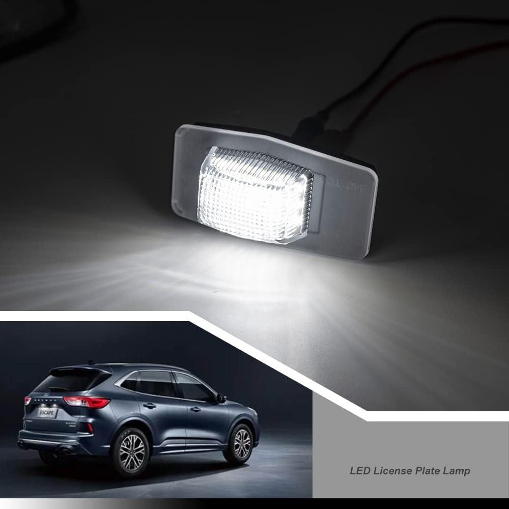 NSLUMO Escape Led License Plate Bulb Car Led Number Plate Rear Tail Light Kit For F'ord Escape 2001-2007 Mercury Mariner 2005-2007 License Plate Frame Light