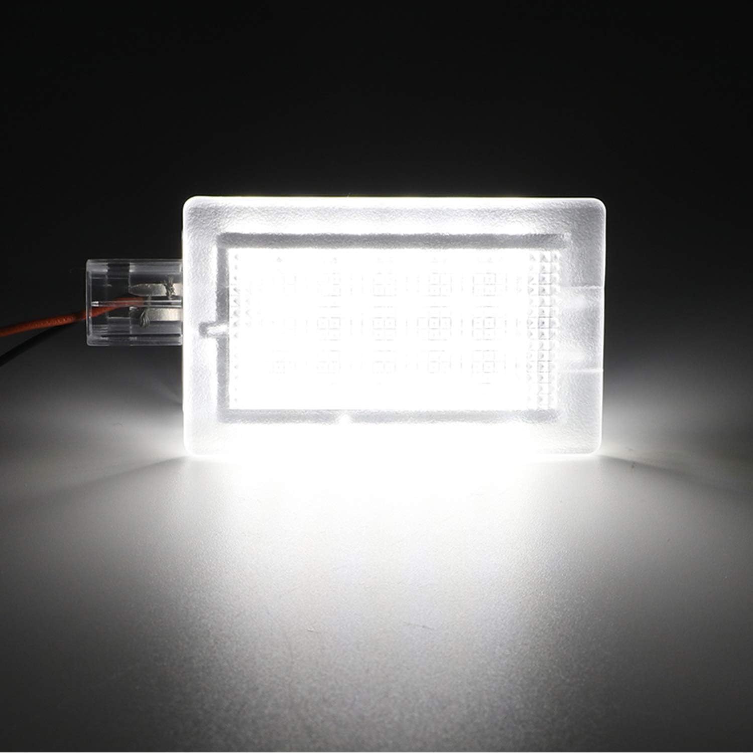 NSLUMO Led Door Courtesy Light Trunk Lamp for Dodge Charger Challenger Dart Chrysler 200 300 Xenon White 6000k Led Luggage Compartment Footwell Light