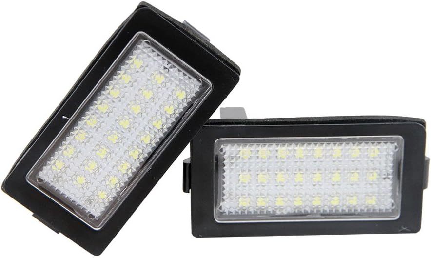 LED License Plate Bulb Replacement for E38 Error Free 18 LED License Number Plate Tail Light Assembly for BW E38 7 series 740i 740Li 750i 750Li 1995-2001