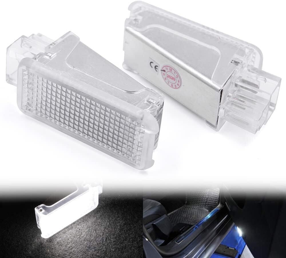 LED Courtesy Door Projector Light Replacement for Audi A3 A4 A5 A6 A7 S3 S4 S5 S6 S7 Q5 Q7 TT, VW, Porsche, 18-SMD White/Red/Blue