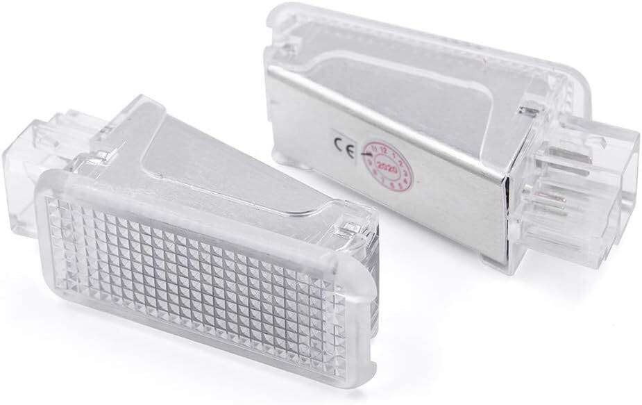 LED Courtesy Door Projector Light Replacement for Audi A3 A4 A5 A6 A7 S3 S4 S5 S6 S7 Q5 Q7 TT, VW, Porsche, 18-SMD White/Red/Blue