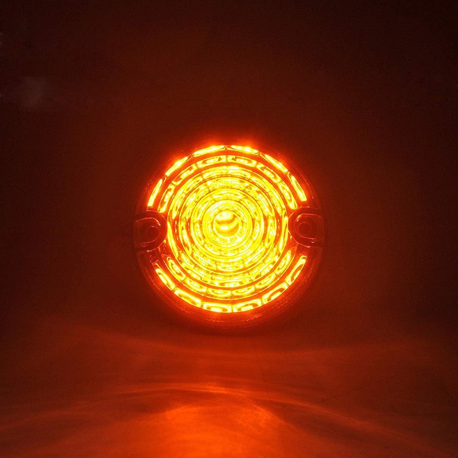 10pcs Upgrade Round Led Indicator Light Rear Tail Lamp Fog & Reverse & Front Side Light for 1990-2016 Land Rover Defender  Smoked Lens LED Update Complete Light Kit
