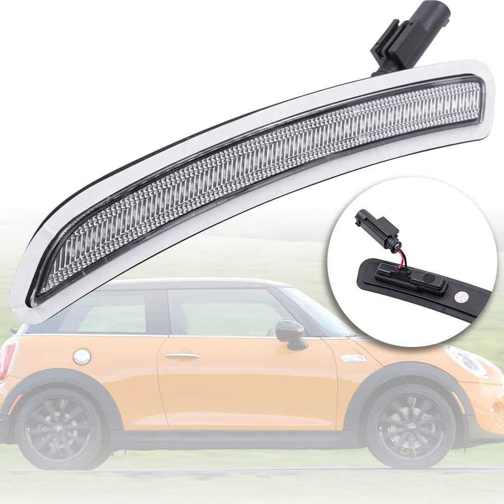 Amber Red LED Side Marker Lights for F55 F56 F57 MINI Cooper 2014 2015 2016 2017 2018 2019 Smoked/Clear Len