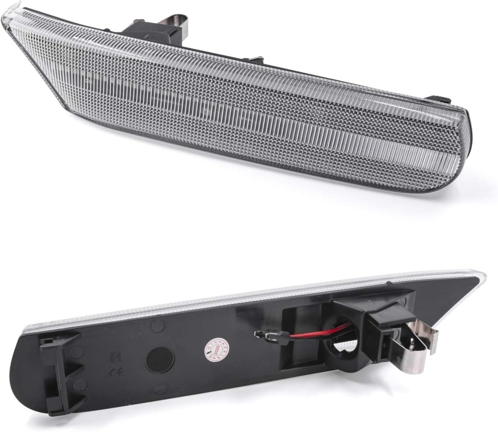 Led Side Marker Lights for Porsche 1997-2004 986 Boxster 996 Carrera 911 Smoked/Clear Lens Amber