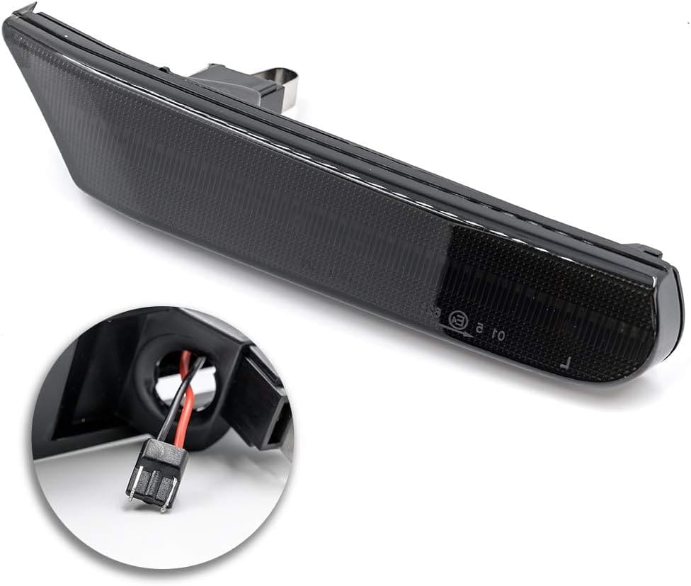 Led Side Marker Lights for Porsche 1997-2004 986 Boxster 996 Carrera 911 Smoked/Clear Lens Amber